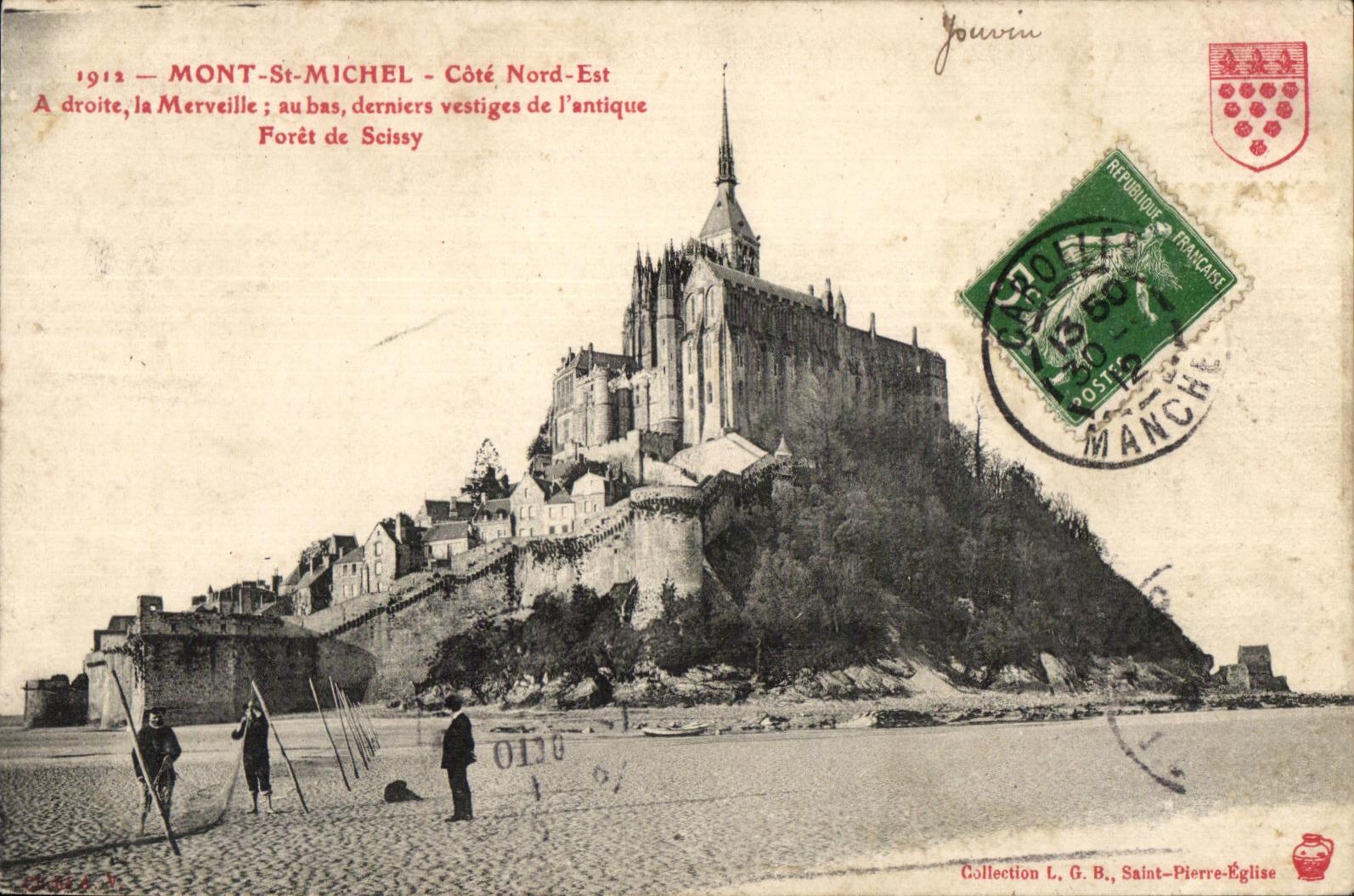 CPA the Mount Northern St Michel Cote Is Sinning