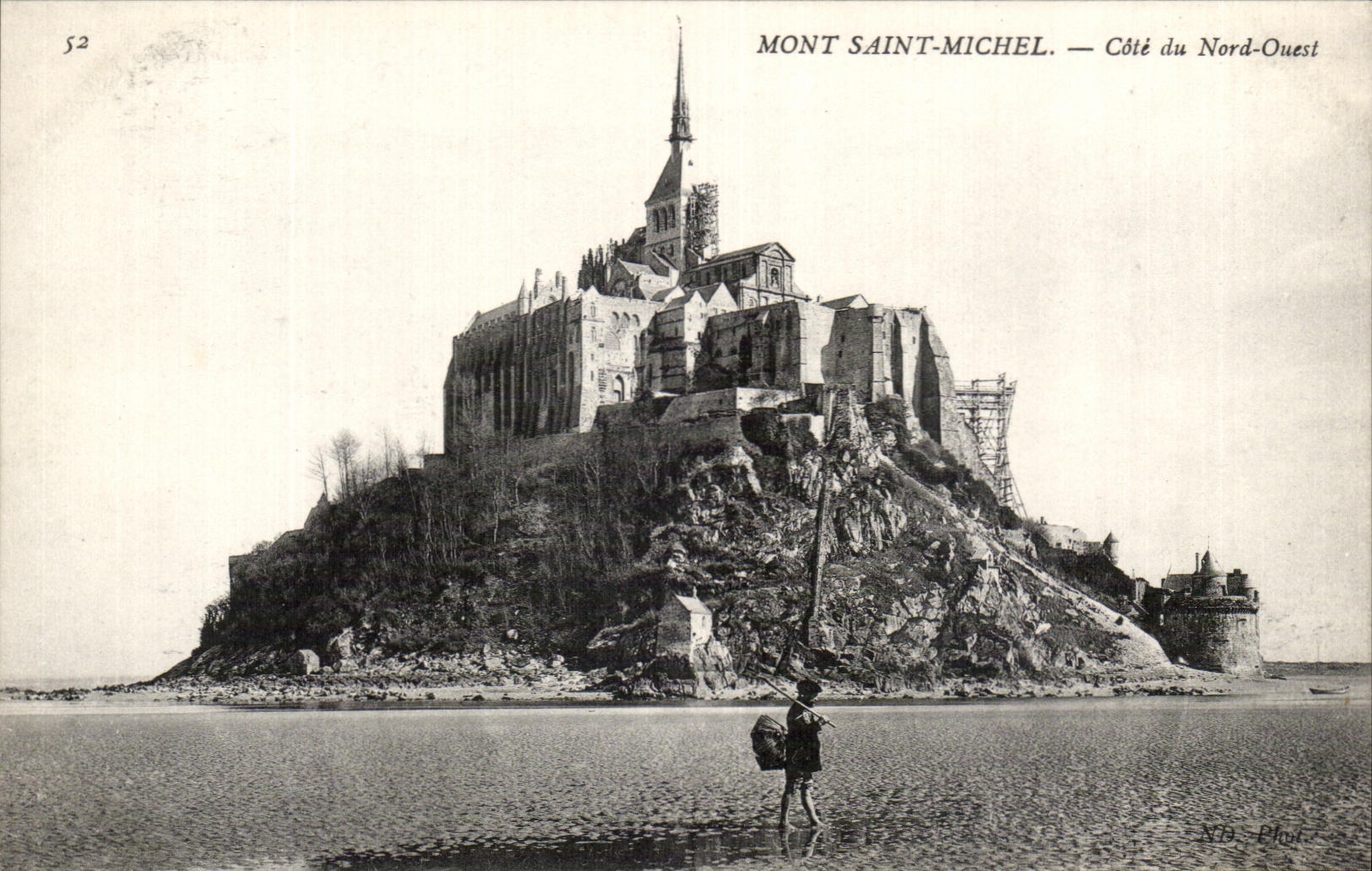 CPA the Mount St Michel Dimensions Western North