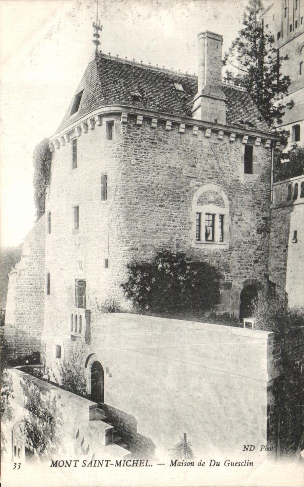 CPA the Mount St Michel House of Of Guesclin