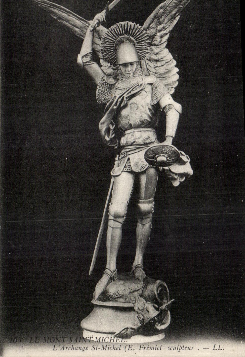 CPA the Mount St Michel the Archangel St Michel