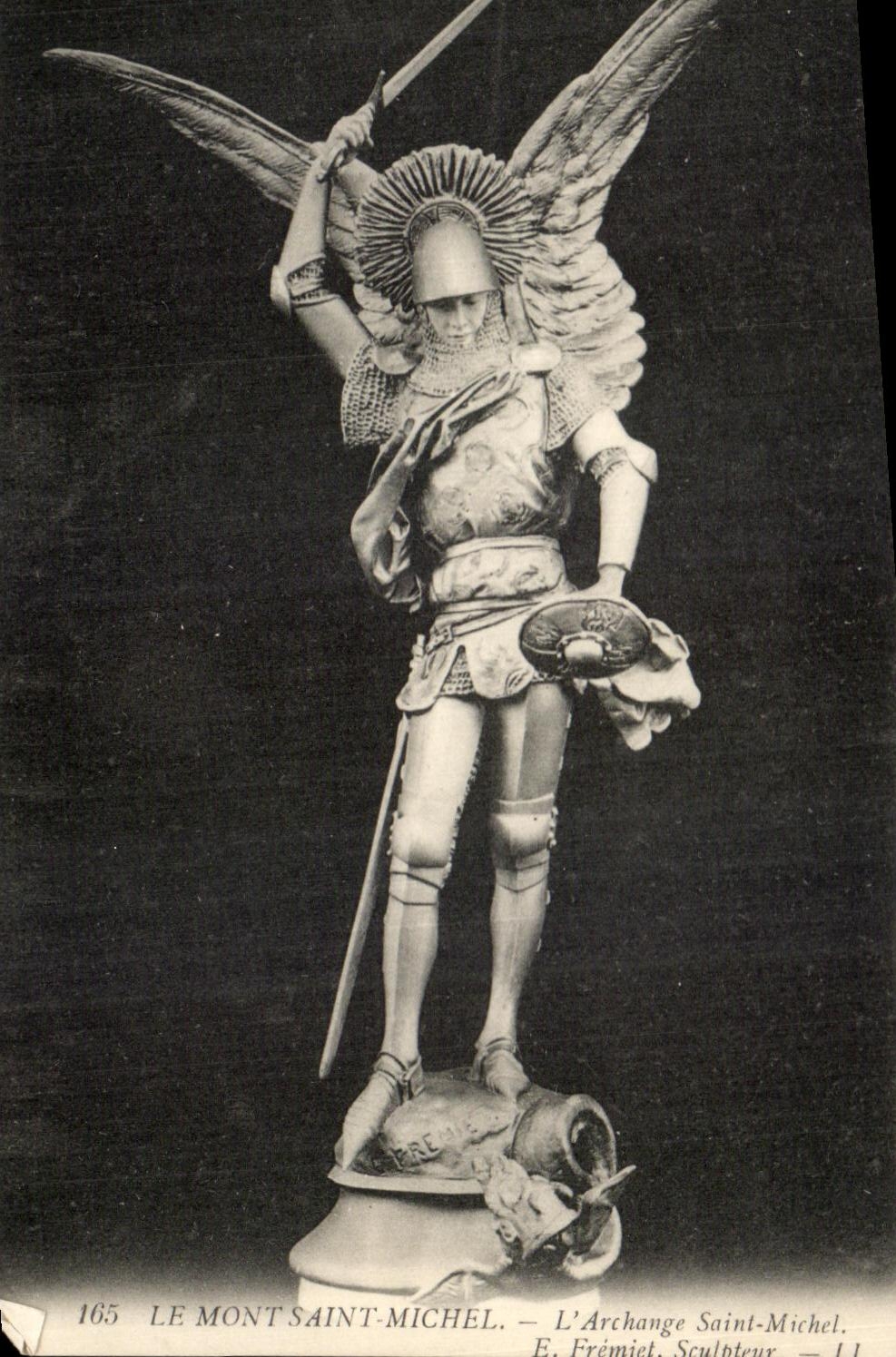 CPA the Mount St Michel the Archangel Saint Michel