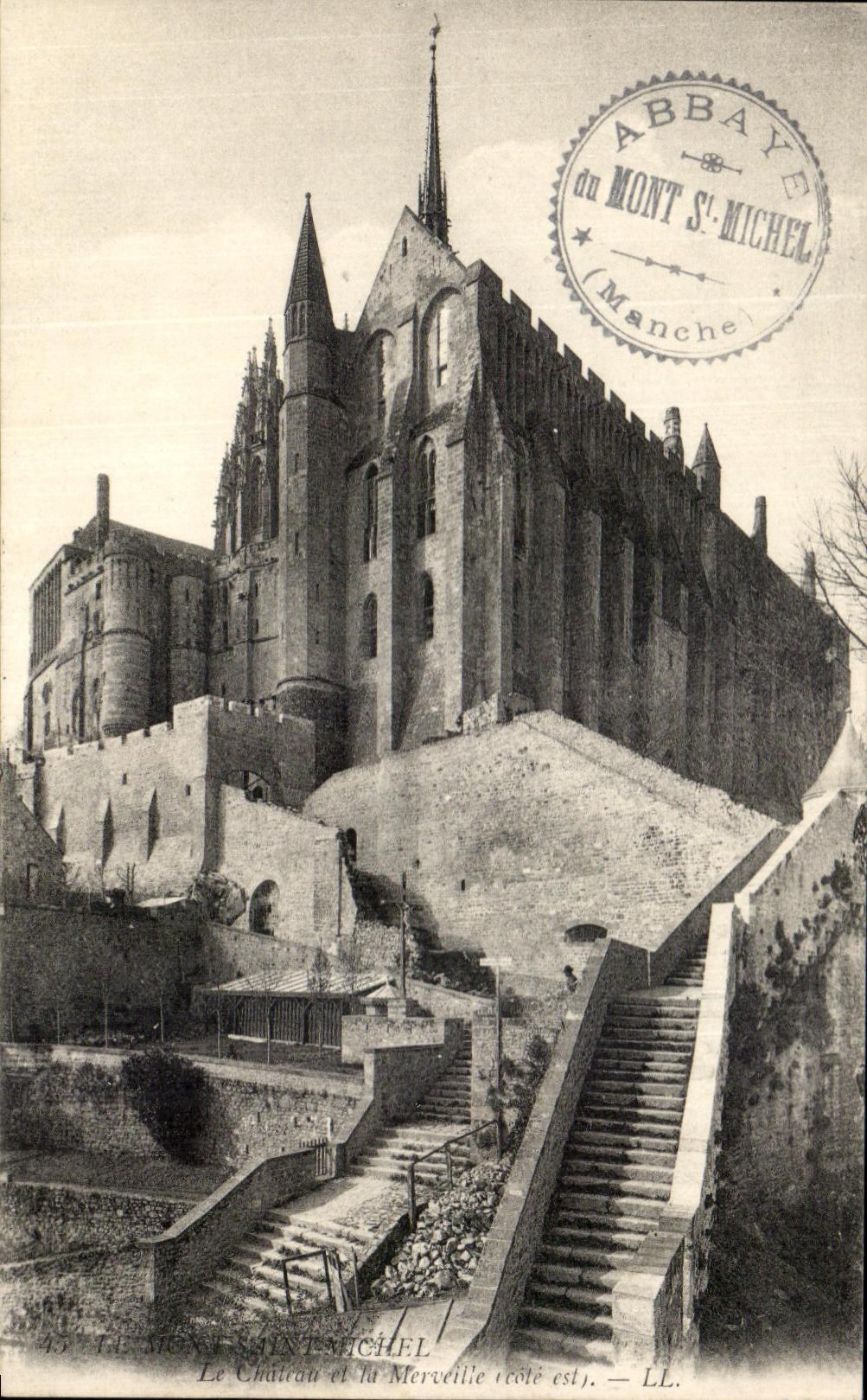 CPA the Mount St Michel the Castle and Wonder