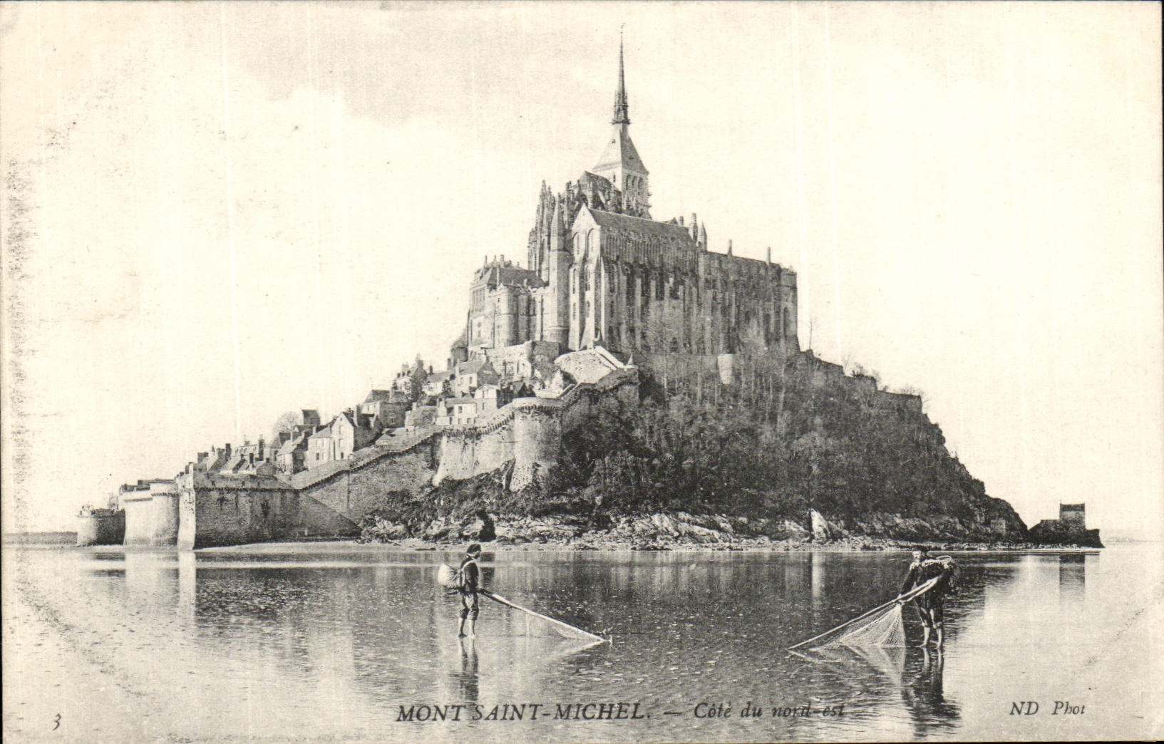 CPA Mont Saint Michel Dimension of north is sinning