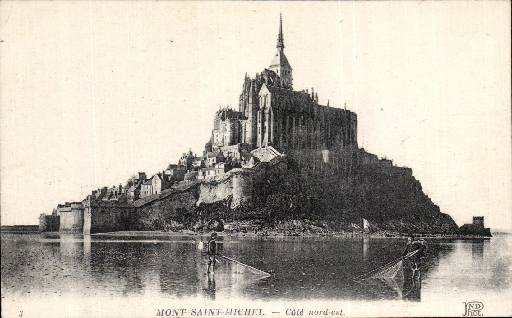 CPA Mont Saint Michel Dimension of north is Pecheurs