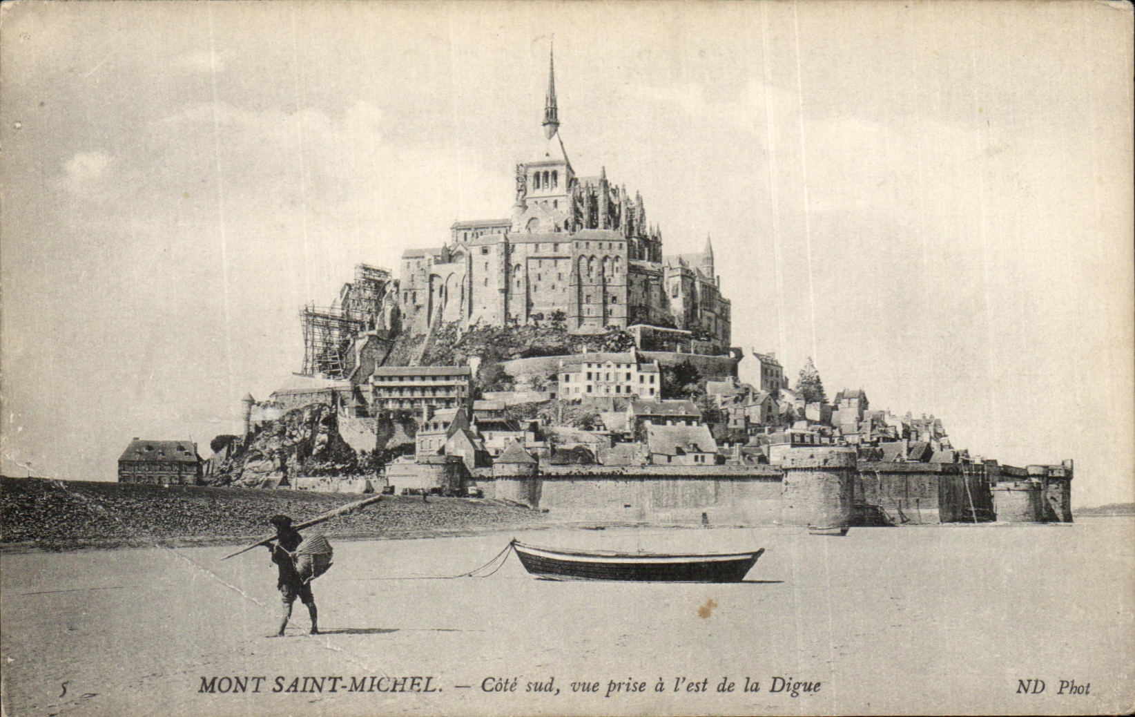 CPA Mont Saint Michel southern Dimension seen from ad interim 'is Dam sinner