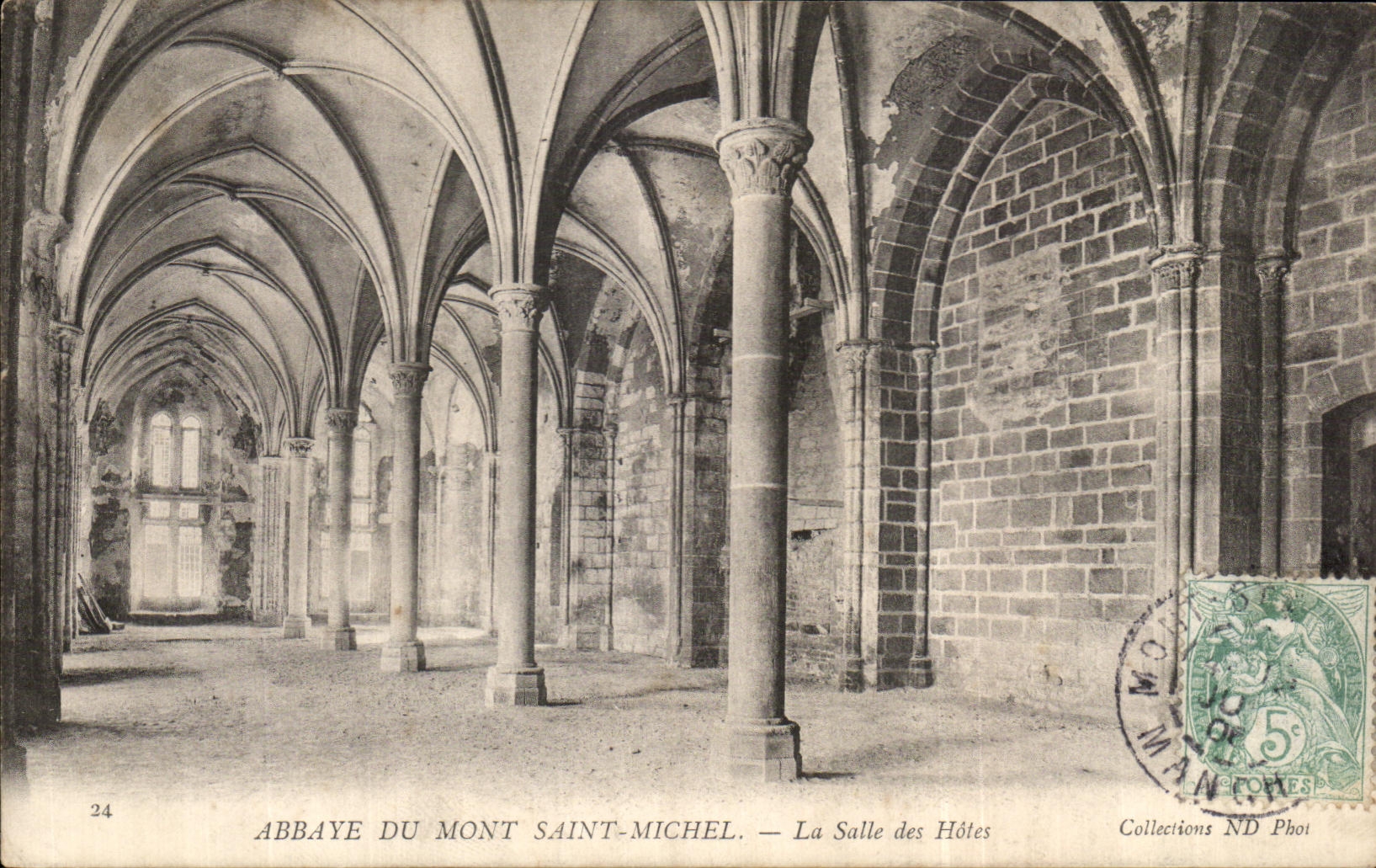 CPA Abbey of Mont Saint Michel the Room of the Hosts