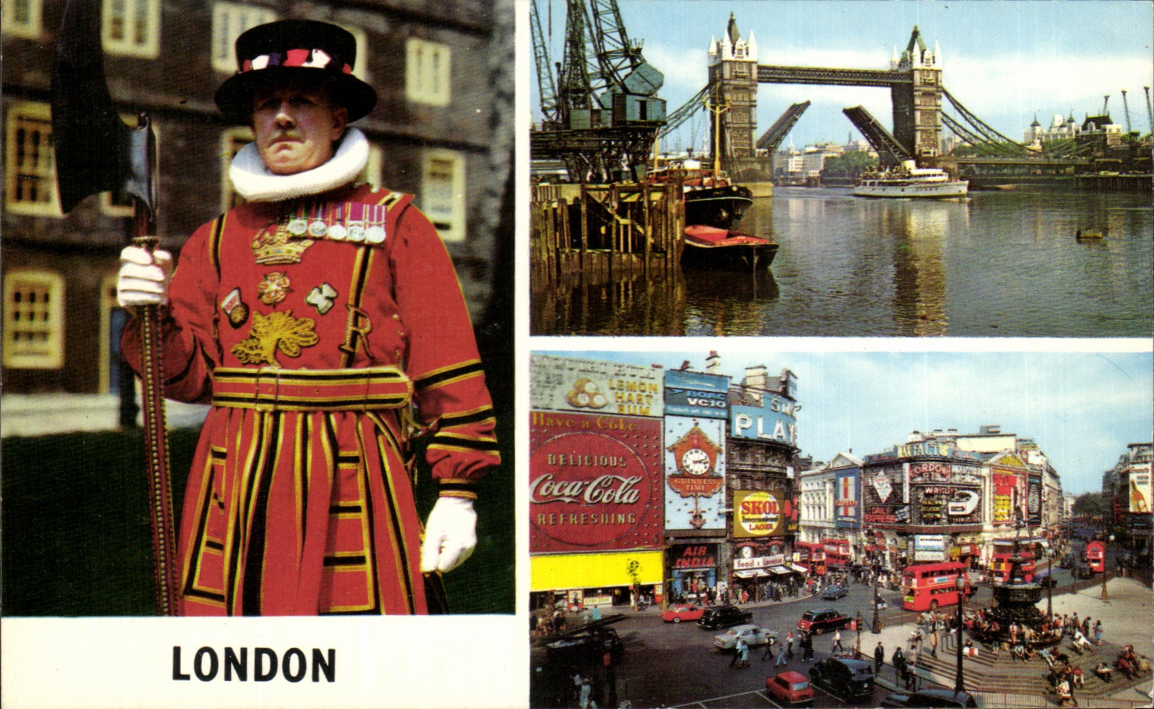 CPA Tower Bridge has off Beefeater Tower London Piccadilly Circus