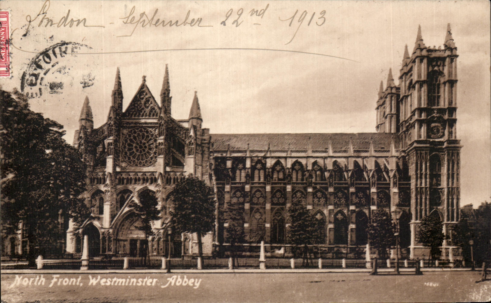 CPA North Face Westminster Abbey