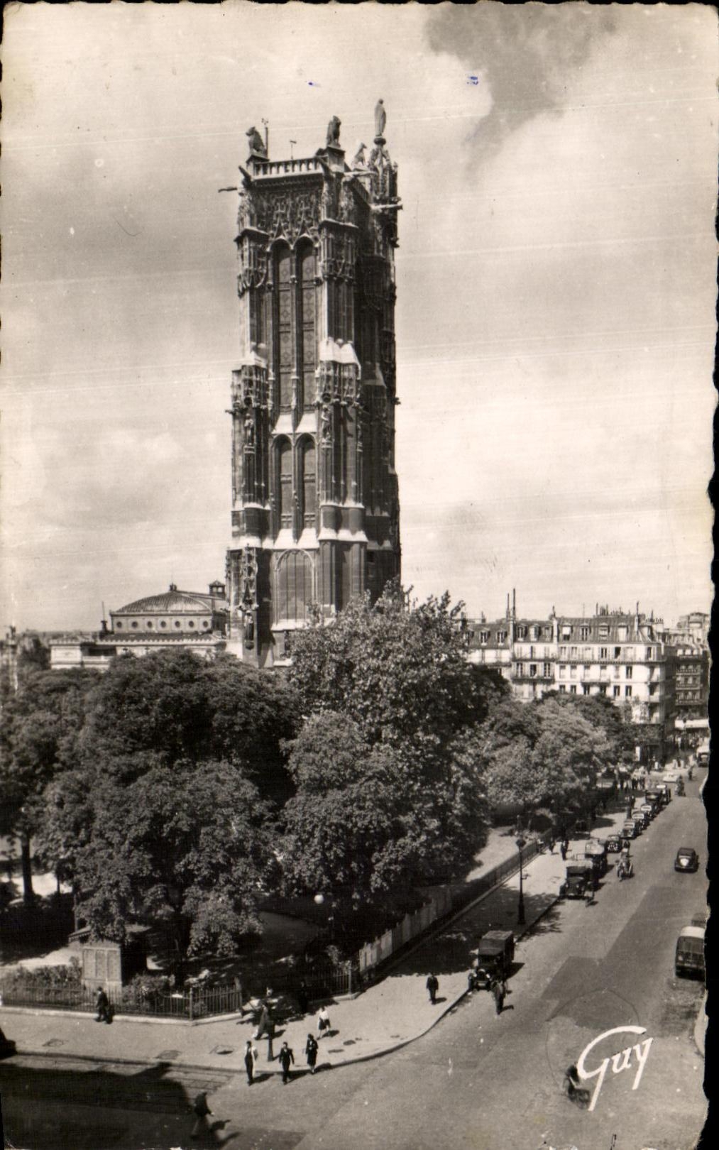 CPA Paris And Its Wonders the tower Saint Jacques ex bell-tower of I' church