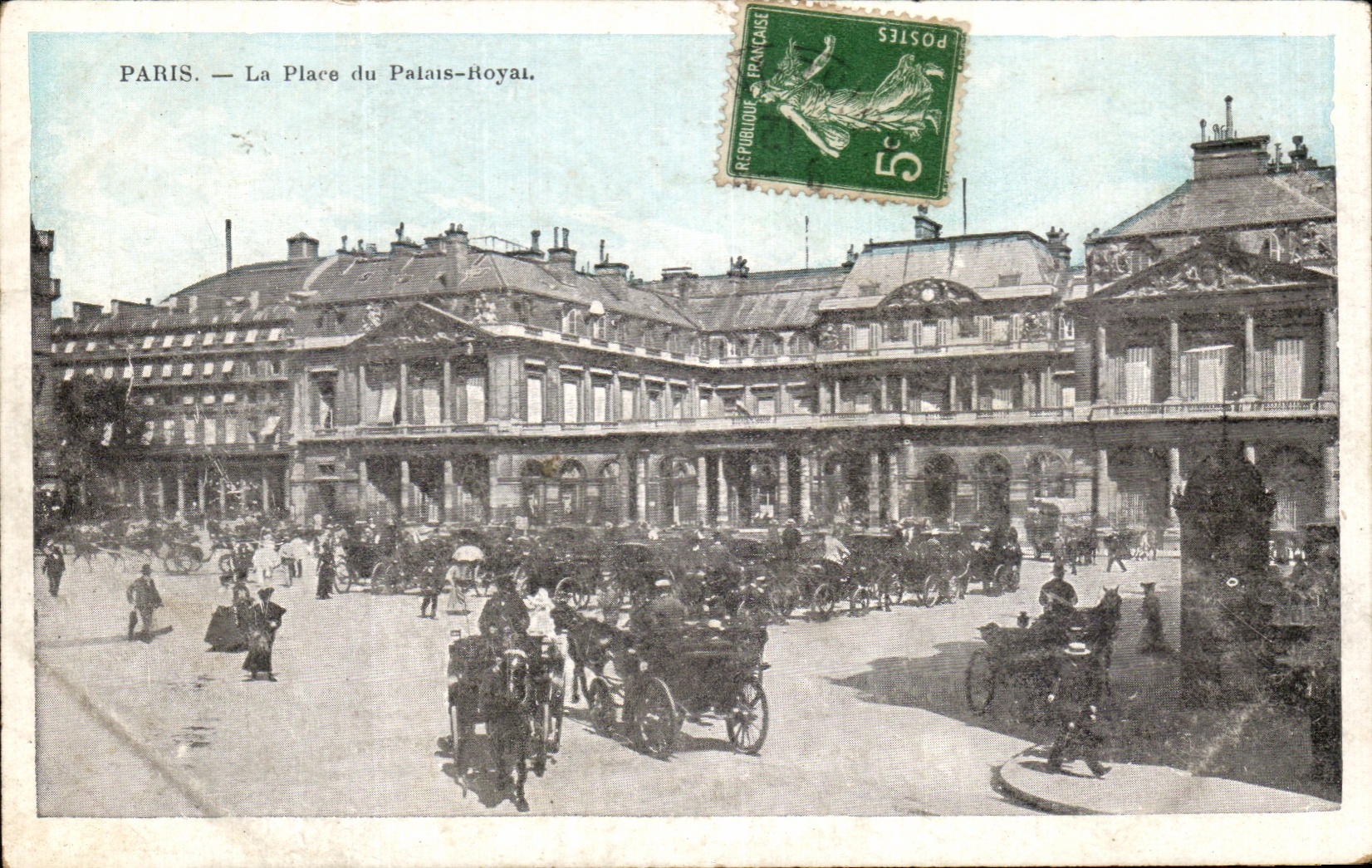 CPA Paris the Place of the Palais Royal