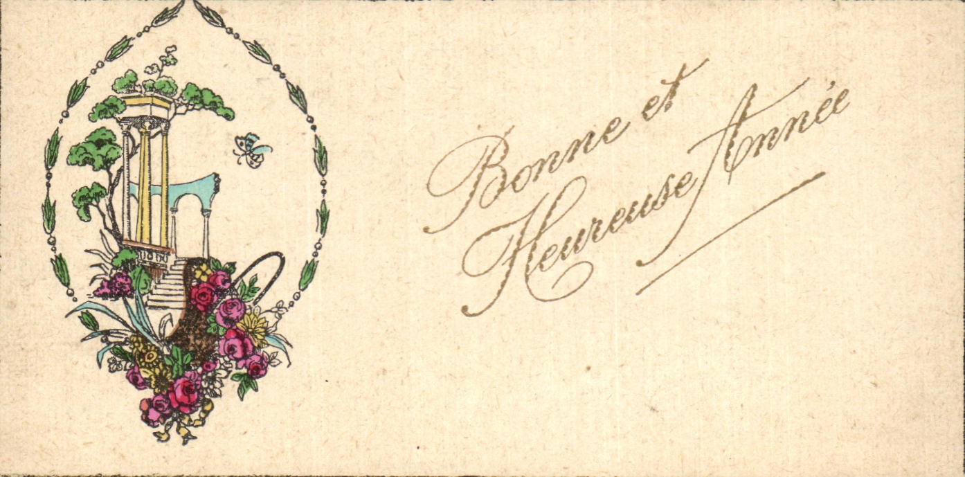 CPA Bonne et Hecureuse Annee