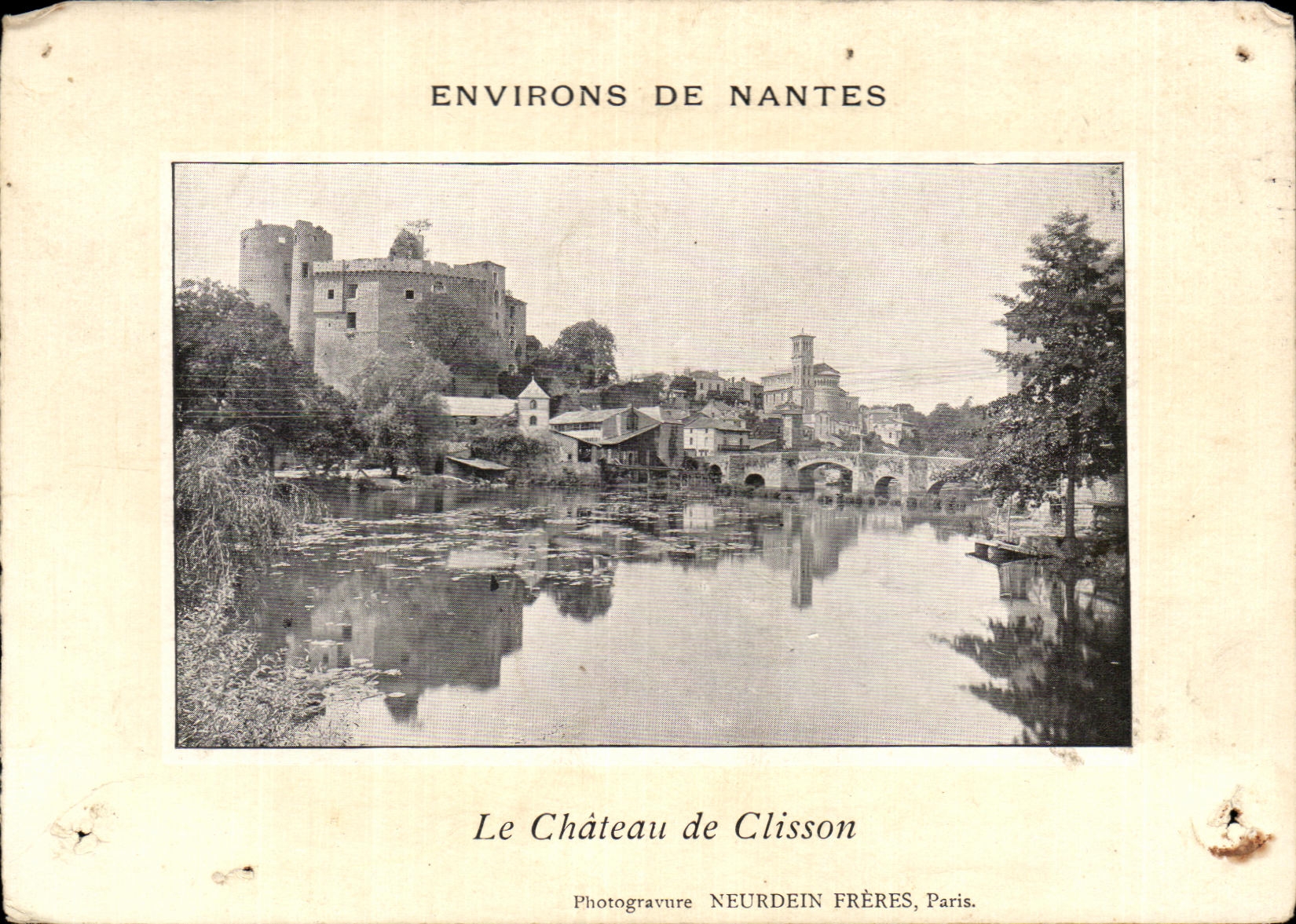 CPA Surroundings Of Nantes the Castle De Clisson