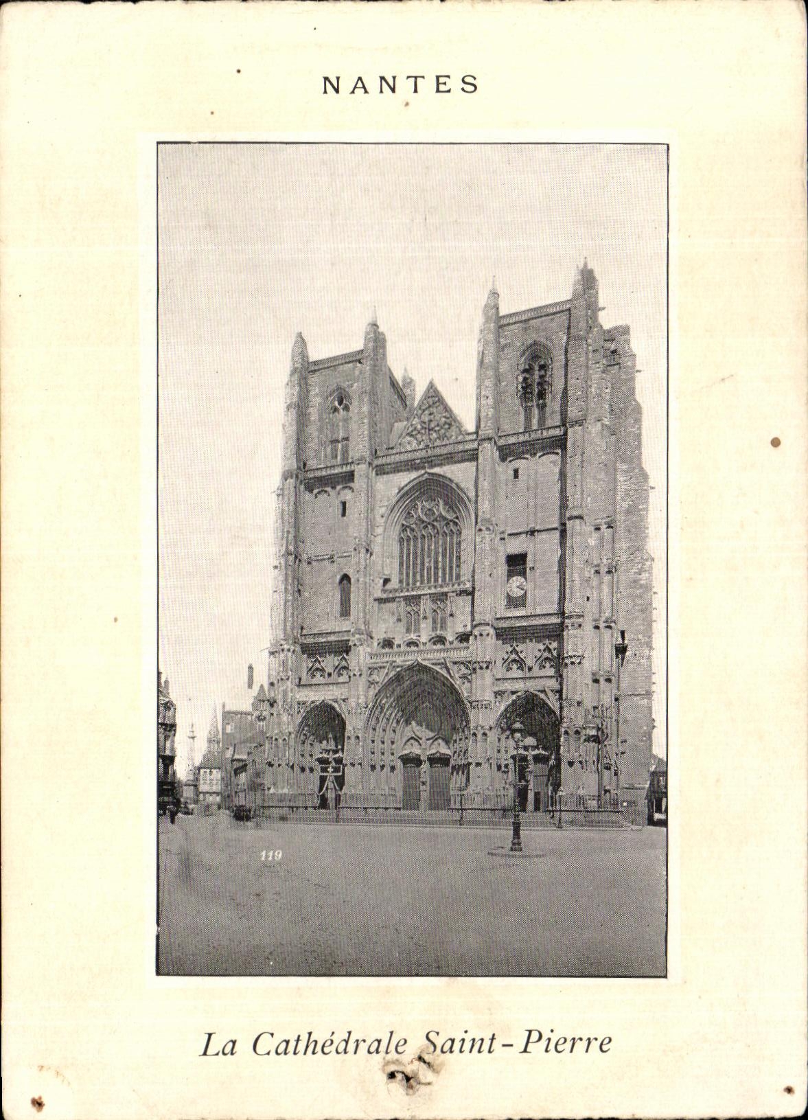 CPA Nantes the Castle Saint Pierre