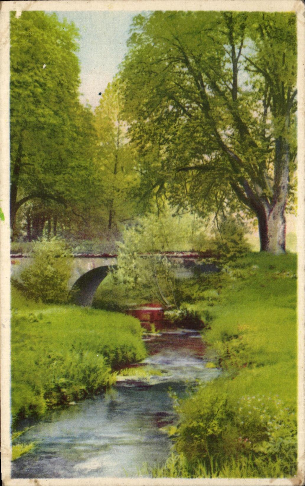 CPA Paysage au bord de l'eau 