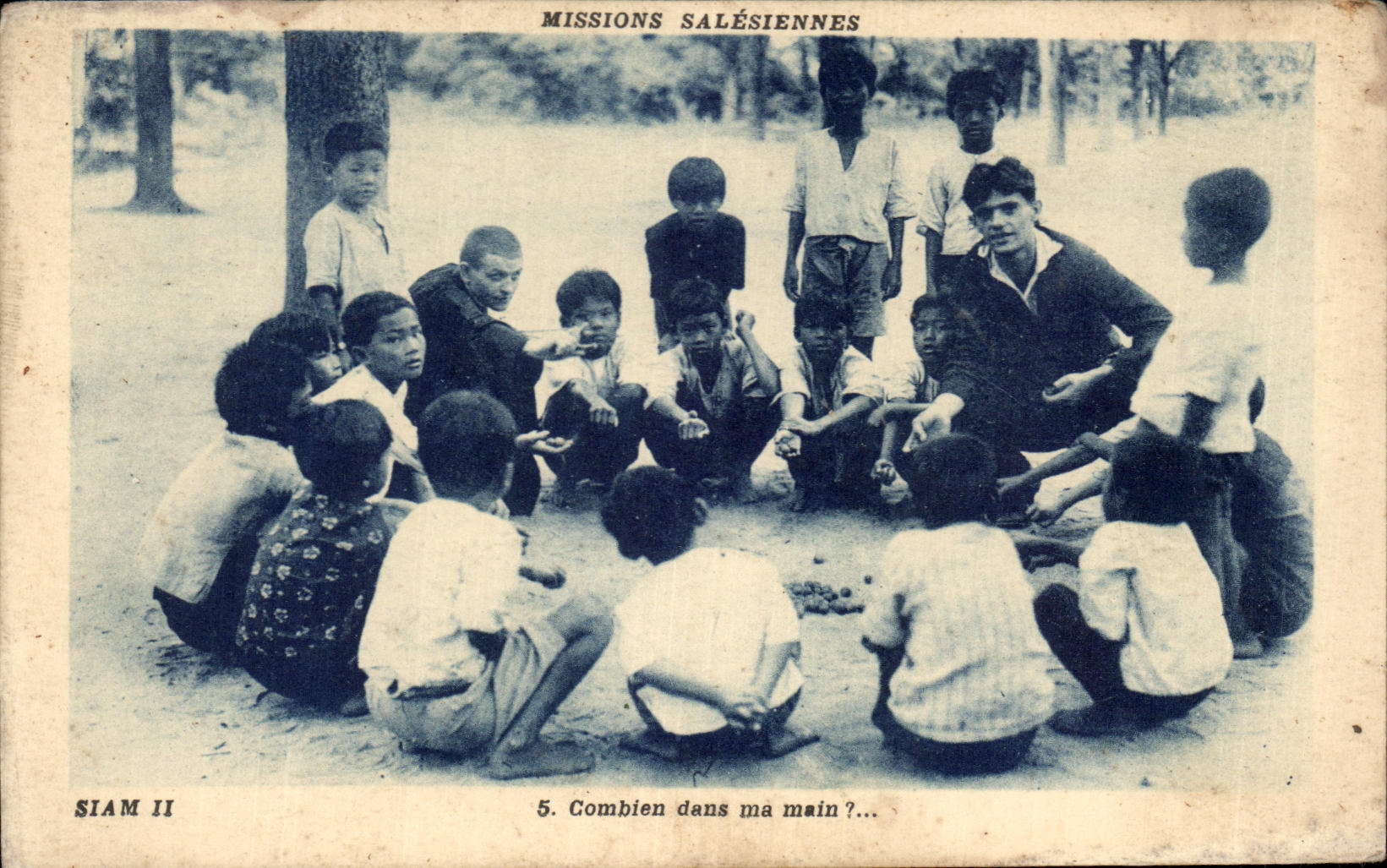 CPA Salesiennes Missions How much in my Siam Hand