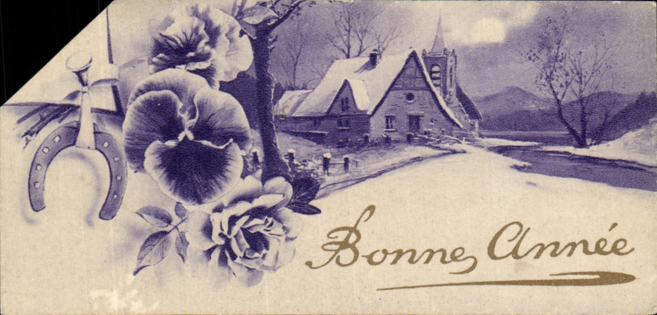 CPA Bonne Annee