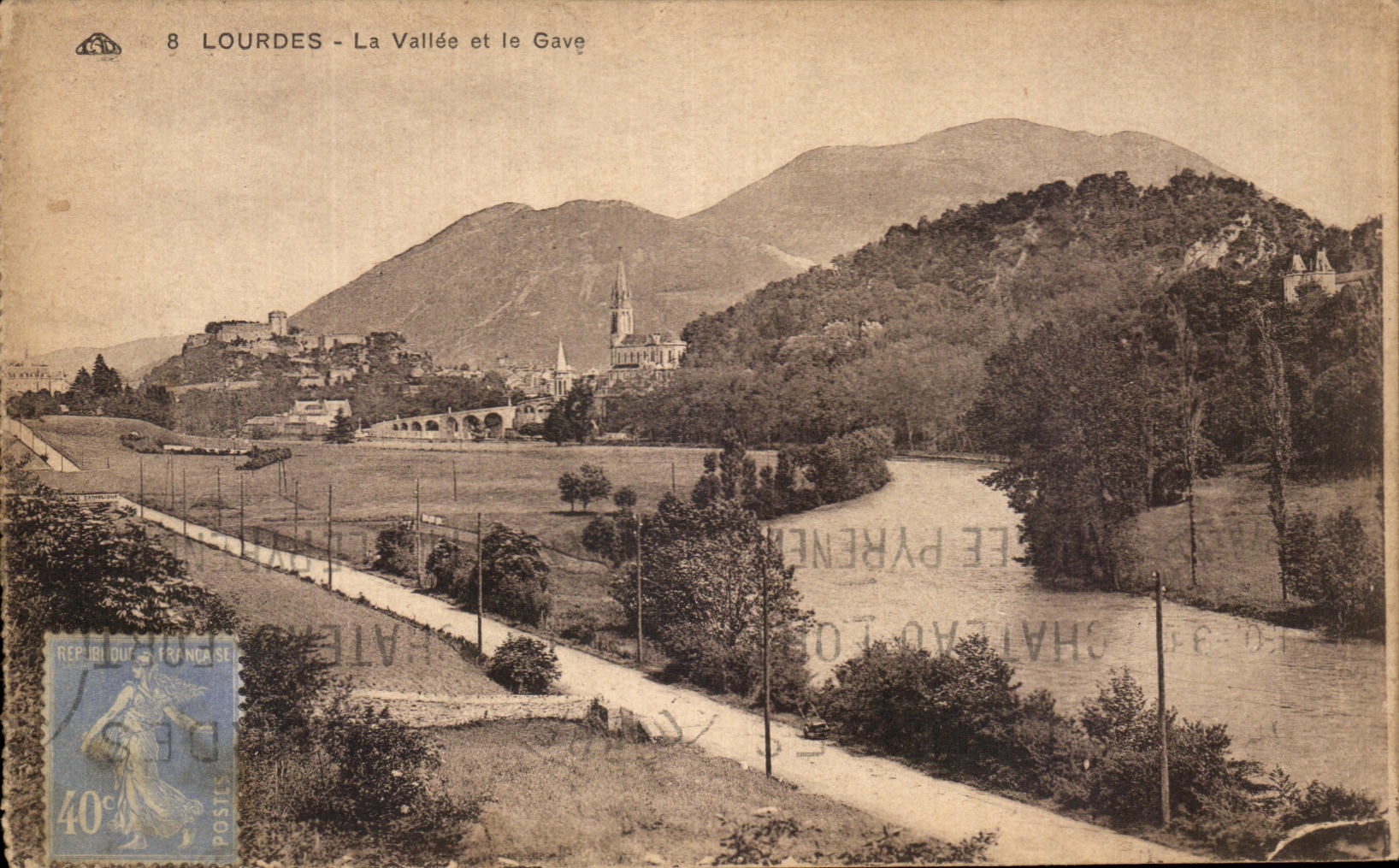 CPA Lourdes the Valley and Gave