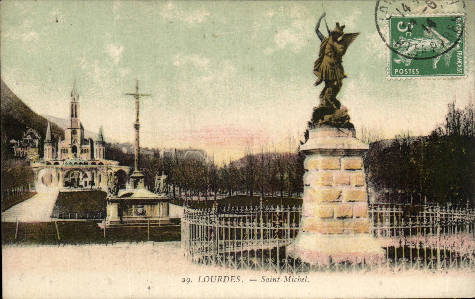 CPA Lourdes Holy Michel
