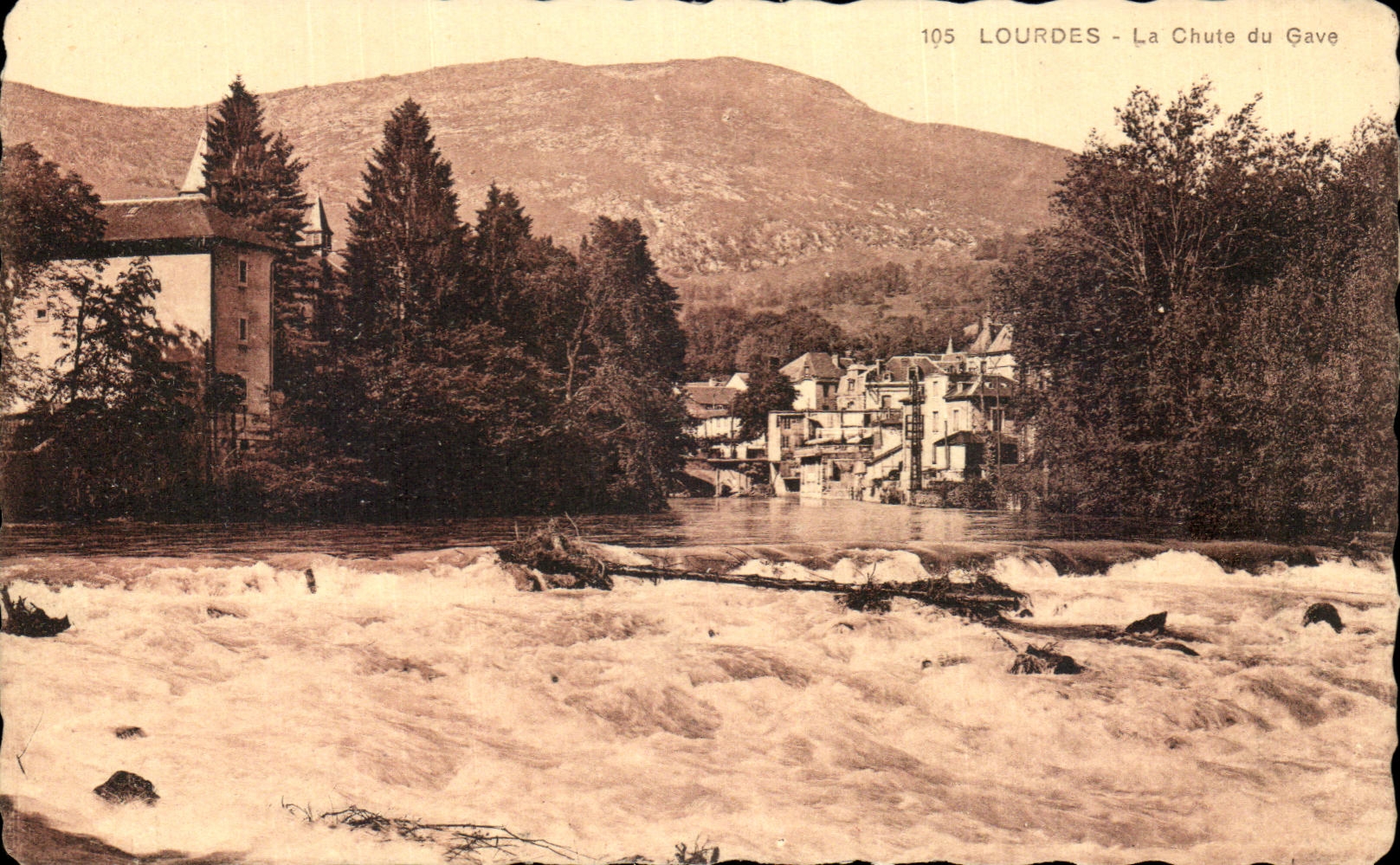 CPA Lourdes the Fall of Gave