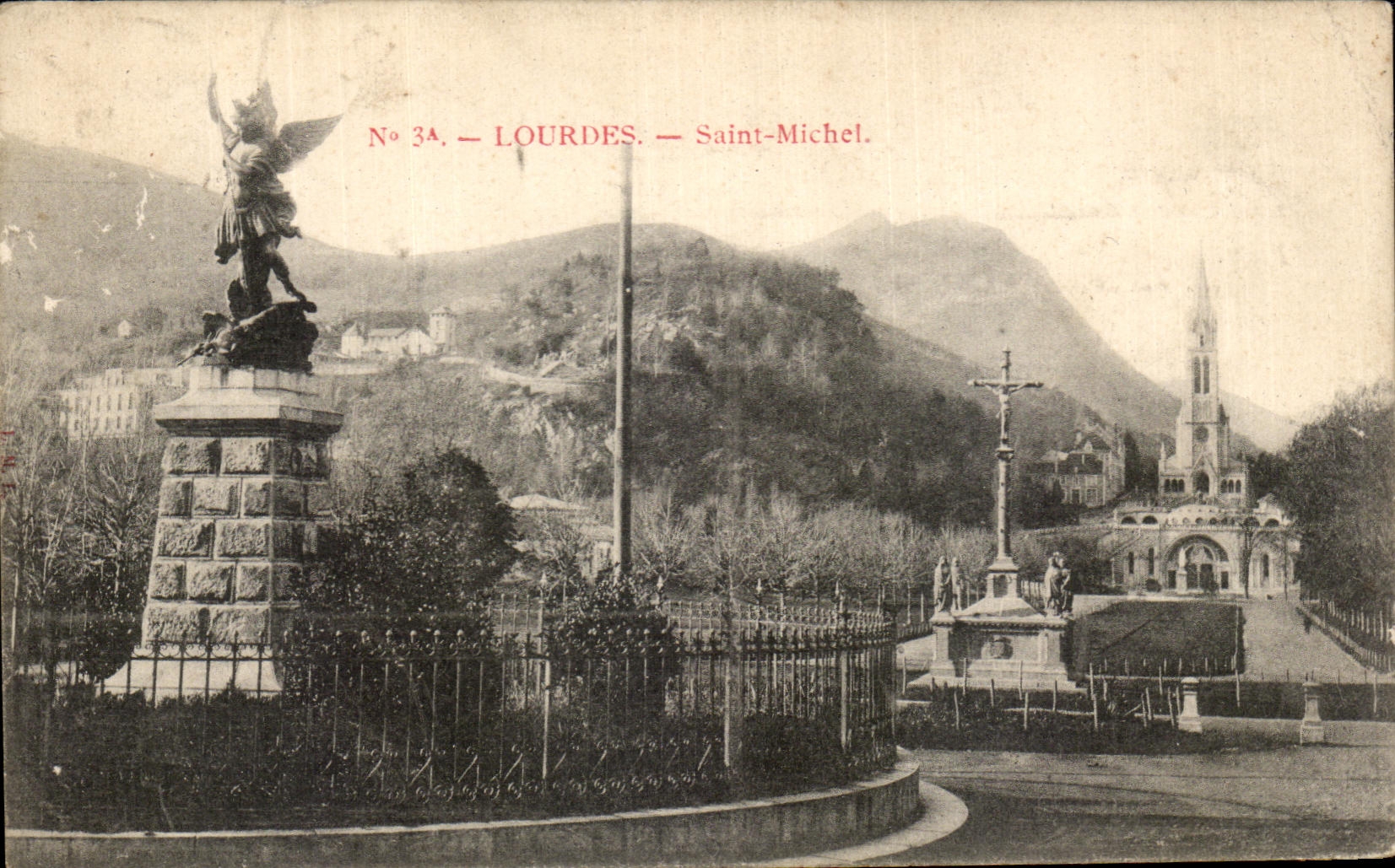 CPA Lourdes Holy Michel