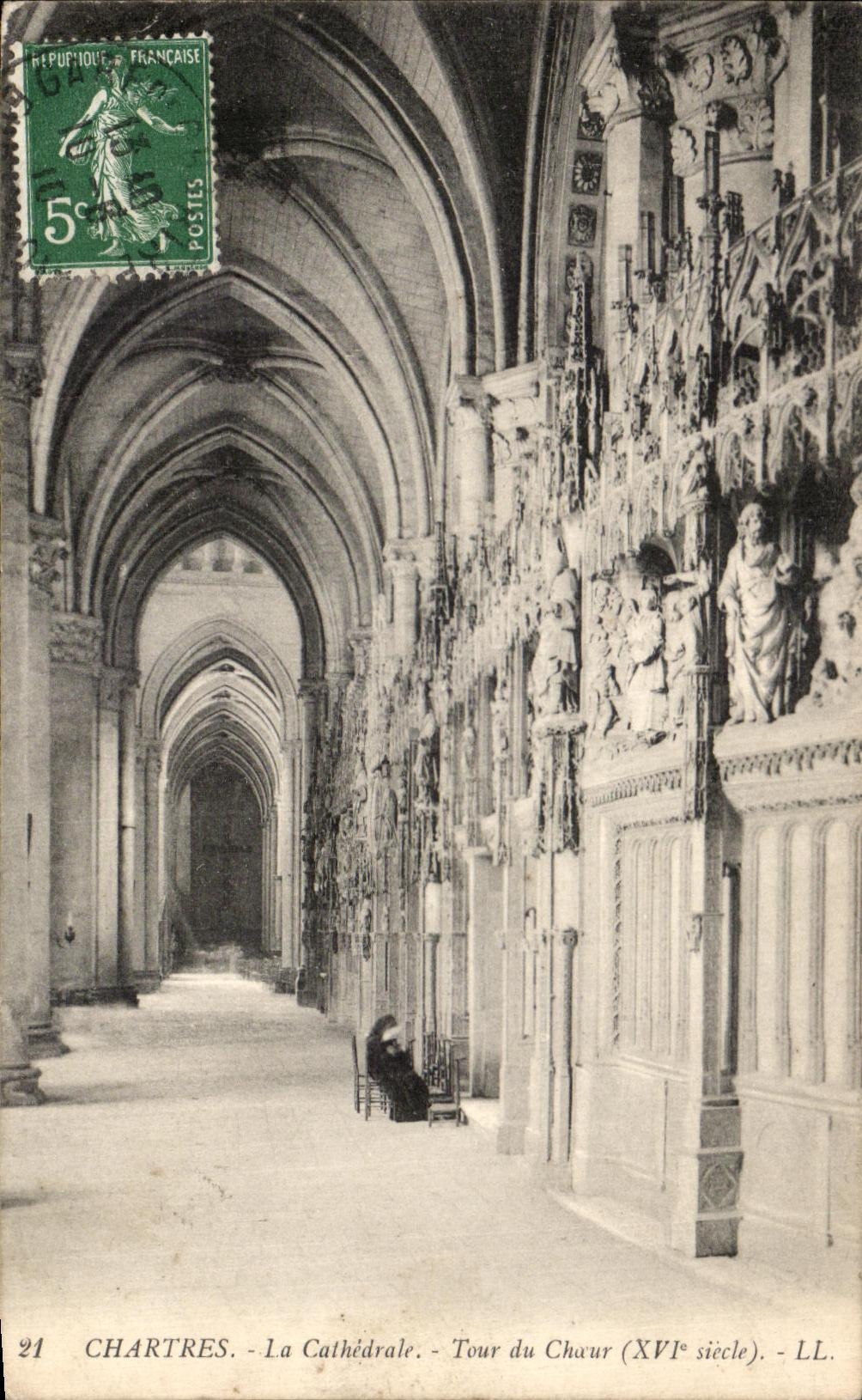 CPA Chartres the Cathedral Tower of the chorus