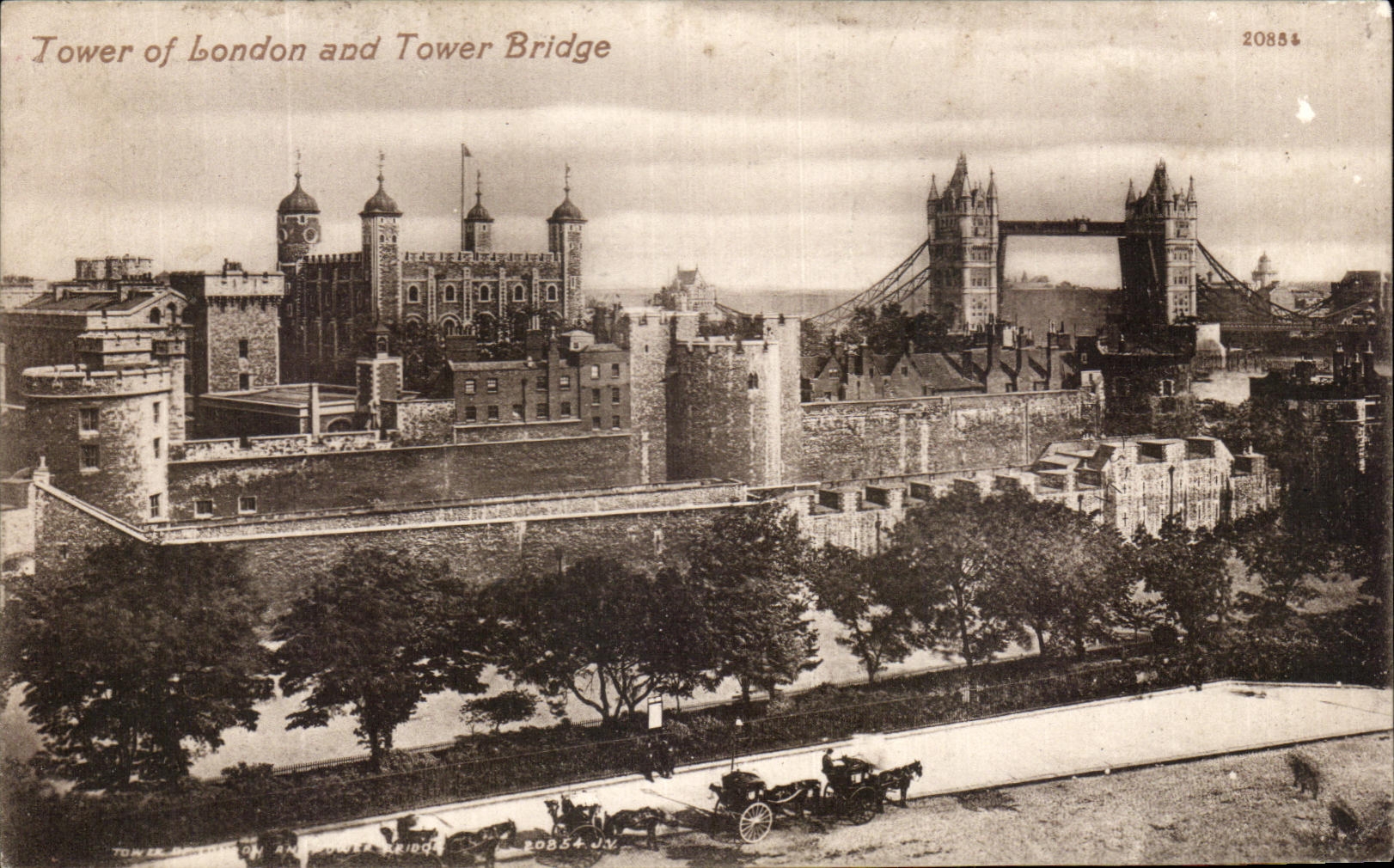 CPA Tower off London and Tower Bridge