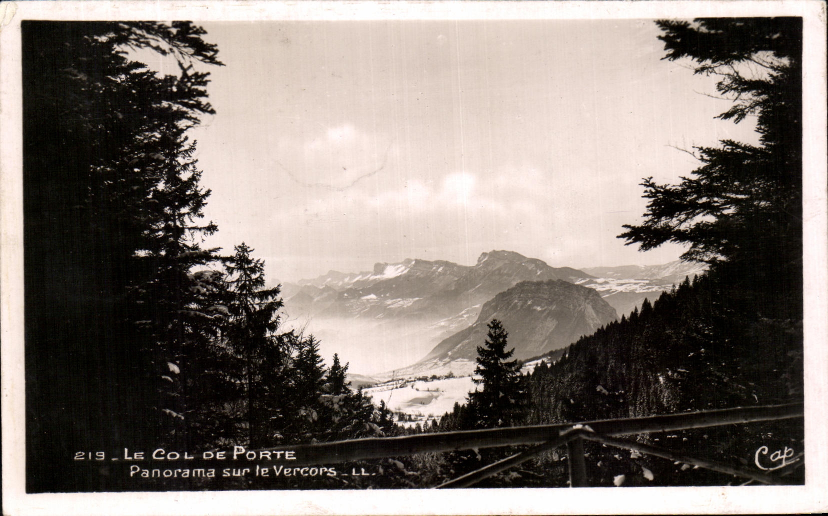 CPA the Collar Of Gate Panorama on Vercors