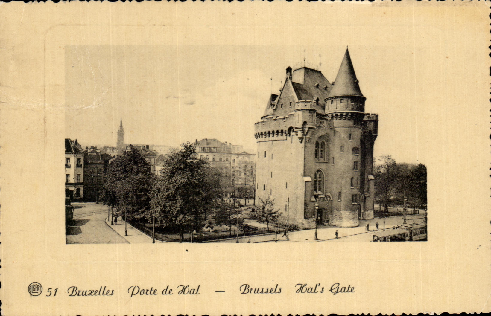 CPA Brussels Gate Of Hall