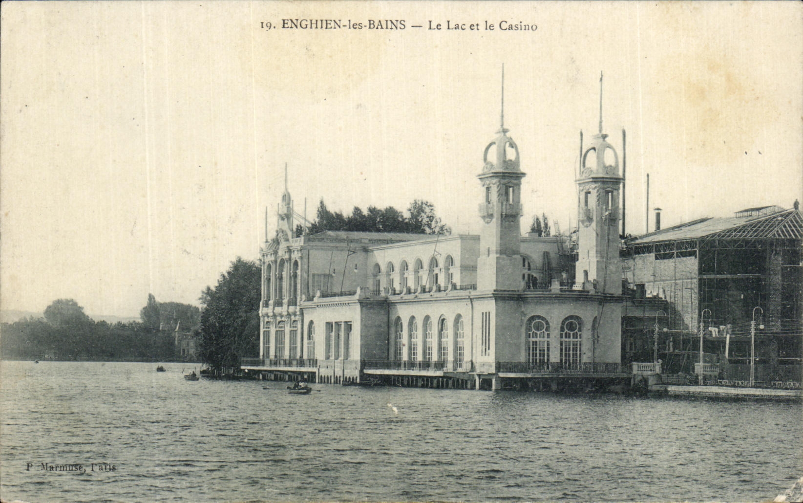 CPA Enghien Les Bains the Lake And the Casino