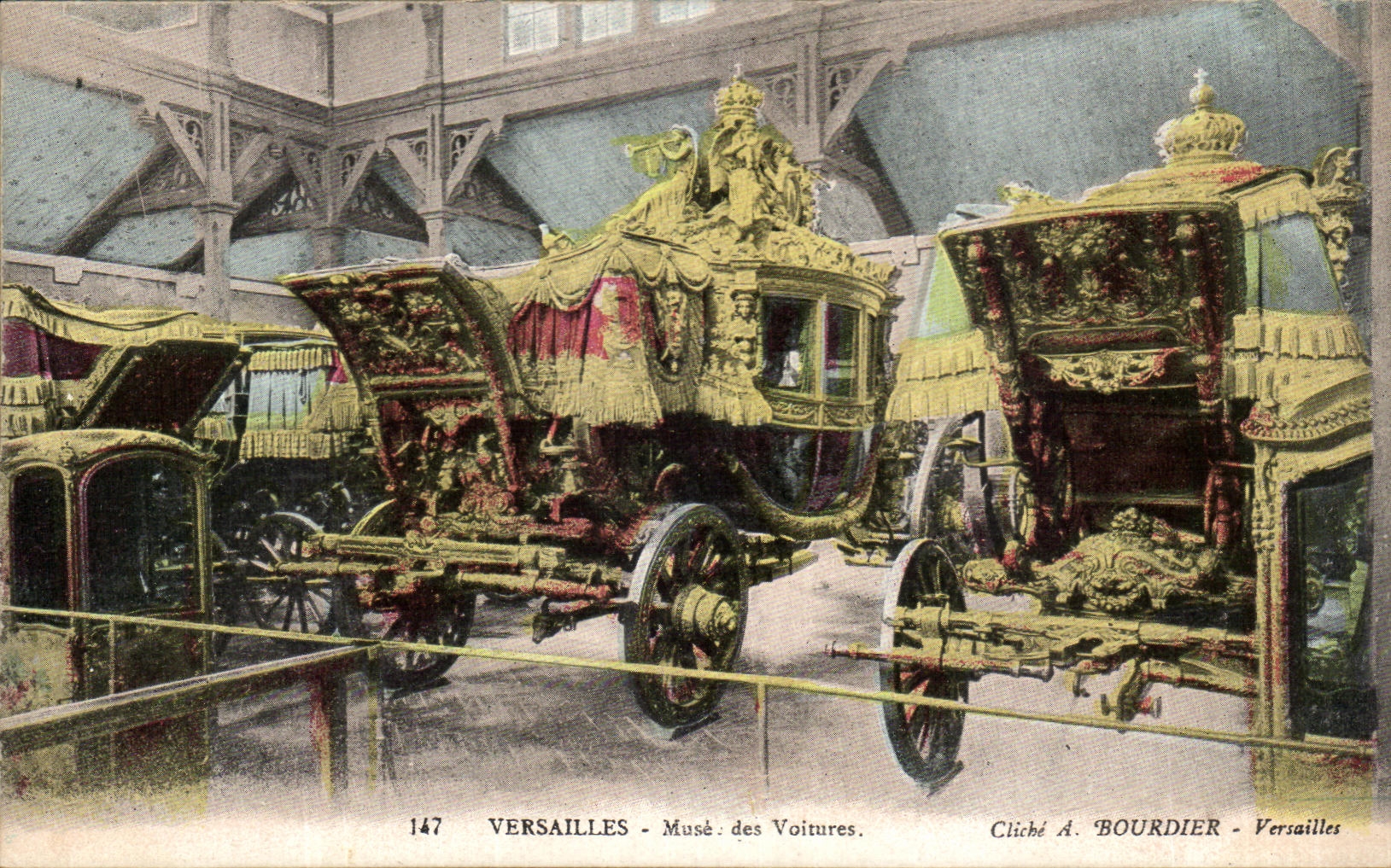 CPA Versailles Musee Des Voitures