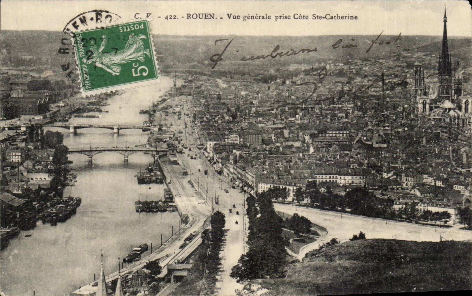 CPA Rouen View Taken Dimension co Catherine