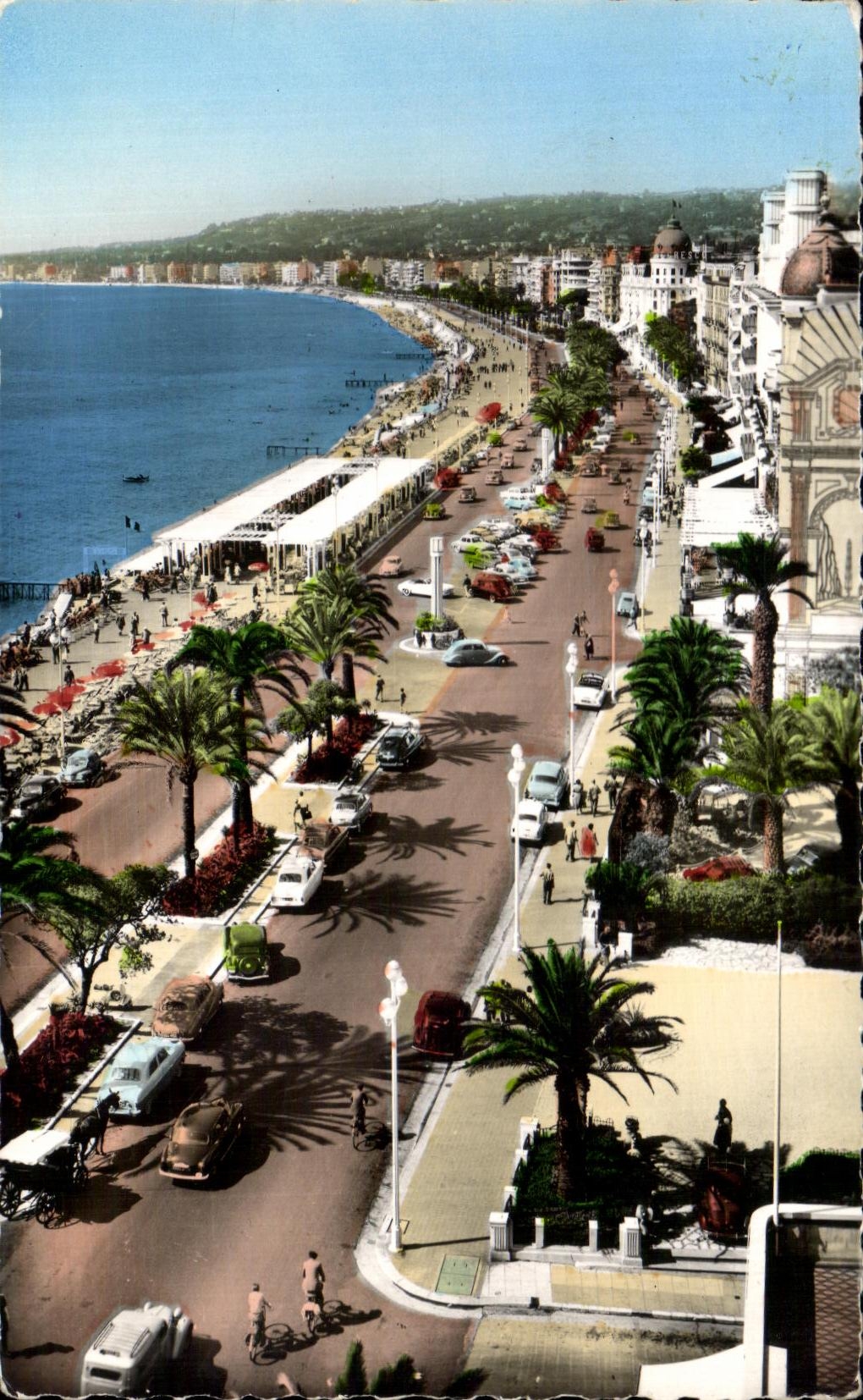 CPA el azul de Dimension Of Niza la caminata del ingles