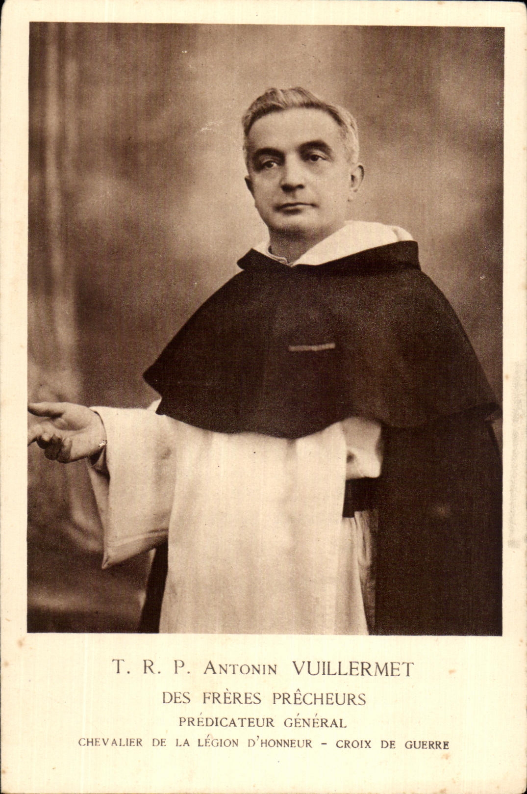 General CPA Antonin Vuillermet Of the Preaching friars Preacher