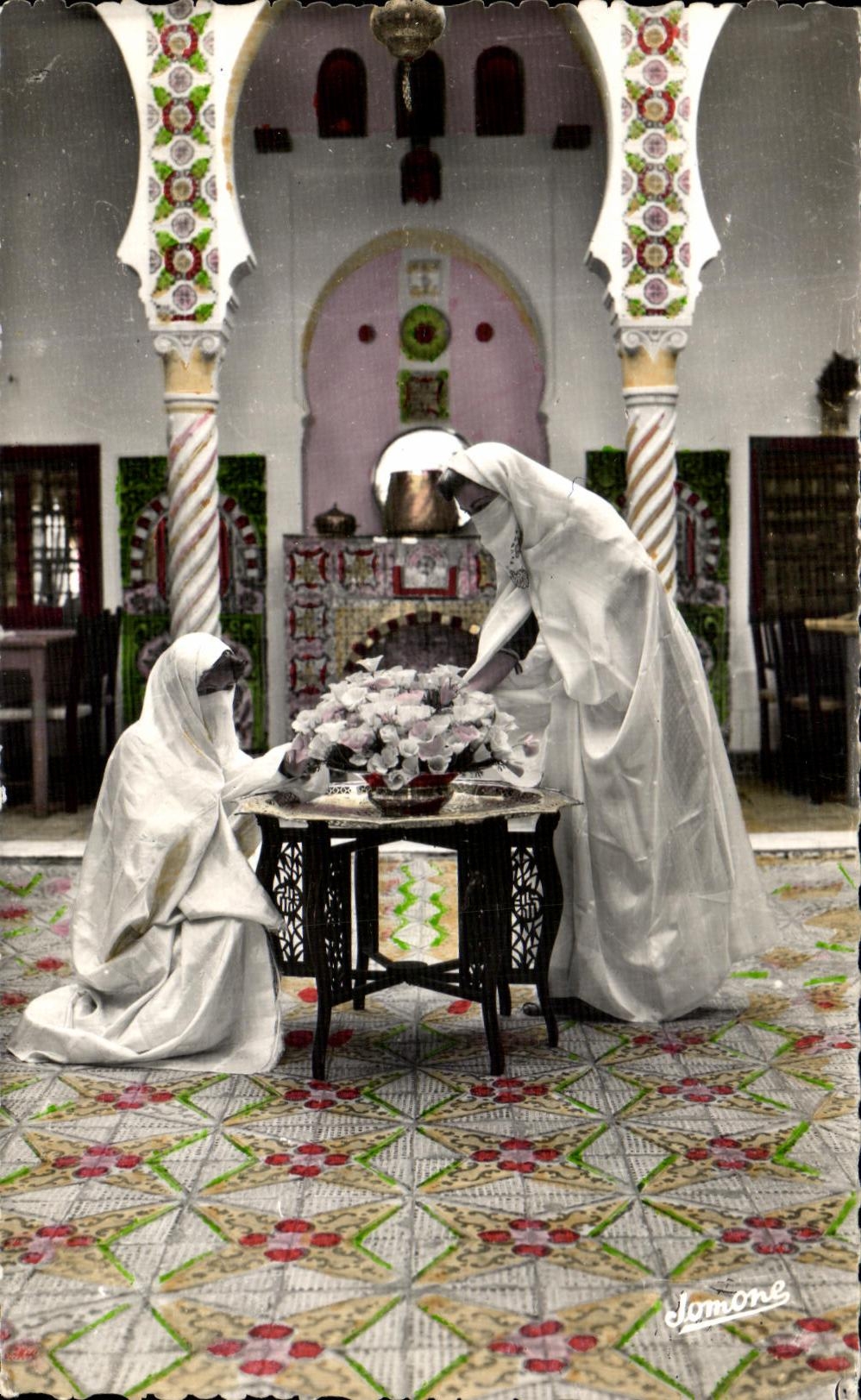 CPA Moorish Algiers Interior Women
