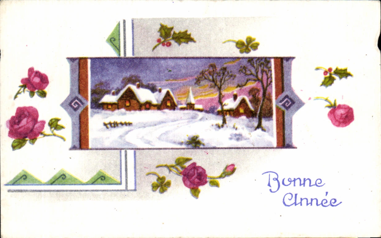 CPA Bonne Annee