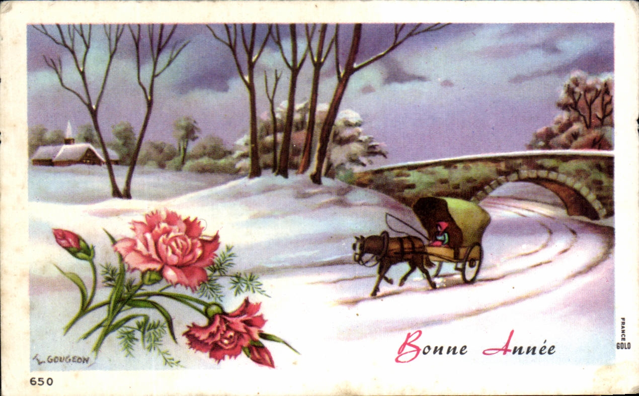 CPA Bonne Annee