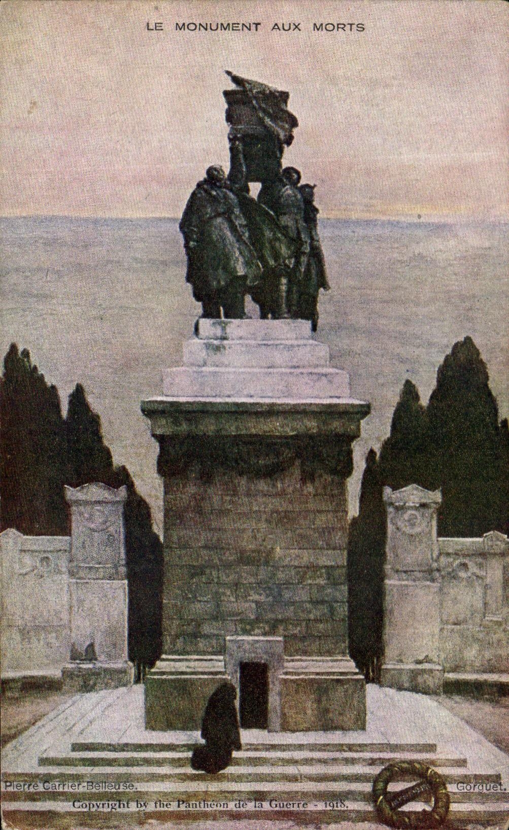 CPA the War memorial Militaria