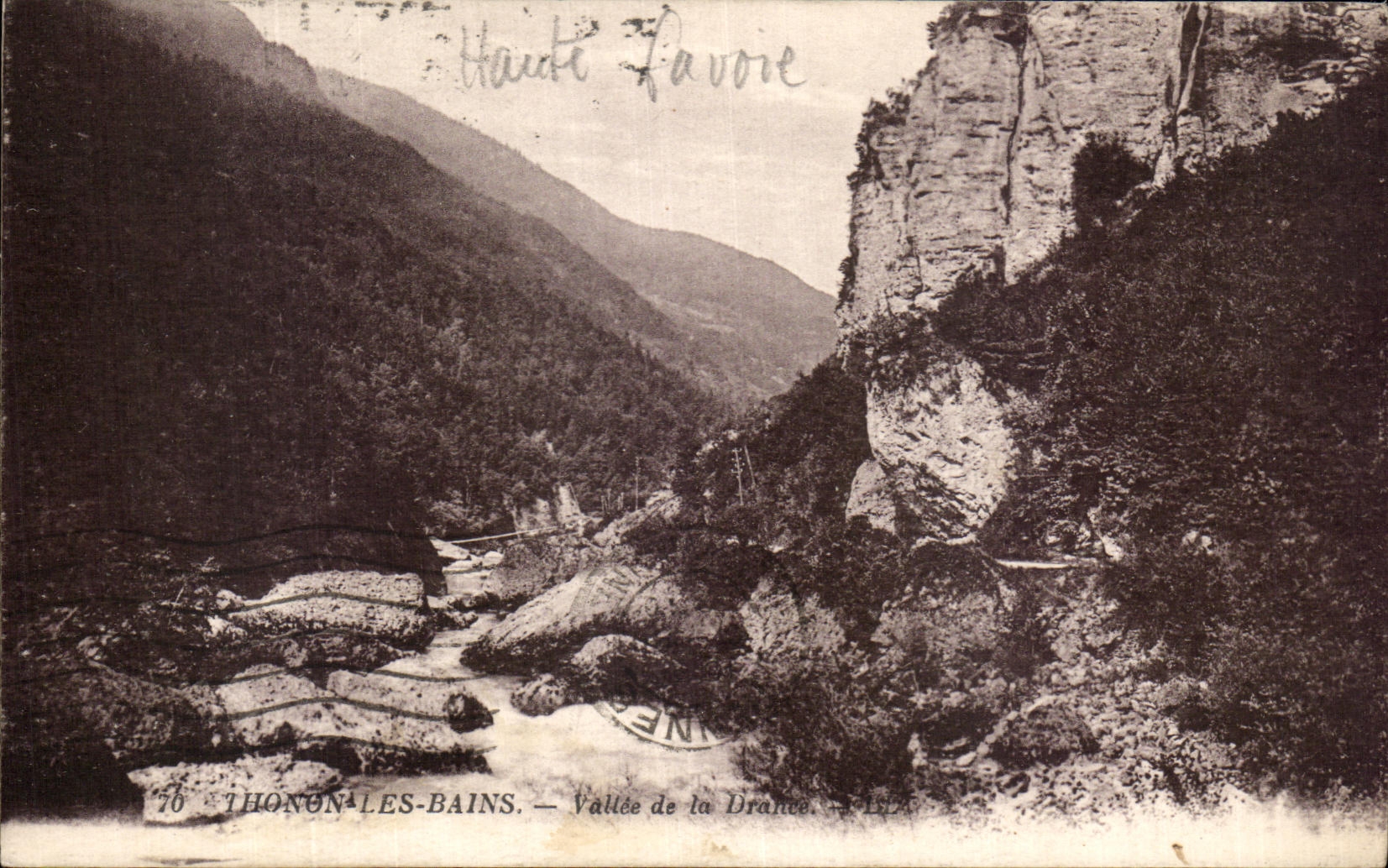 CPA Thonon les Bains Valley of Drance