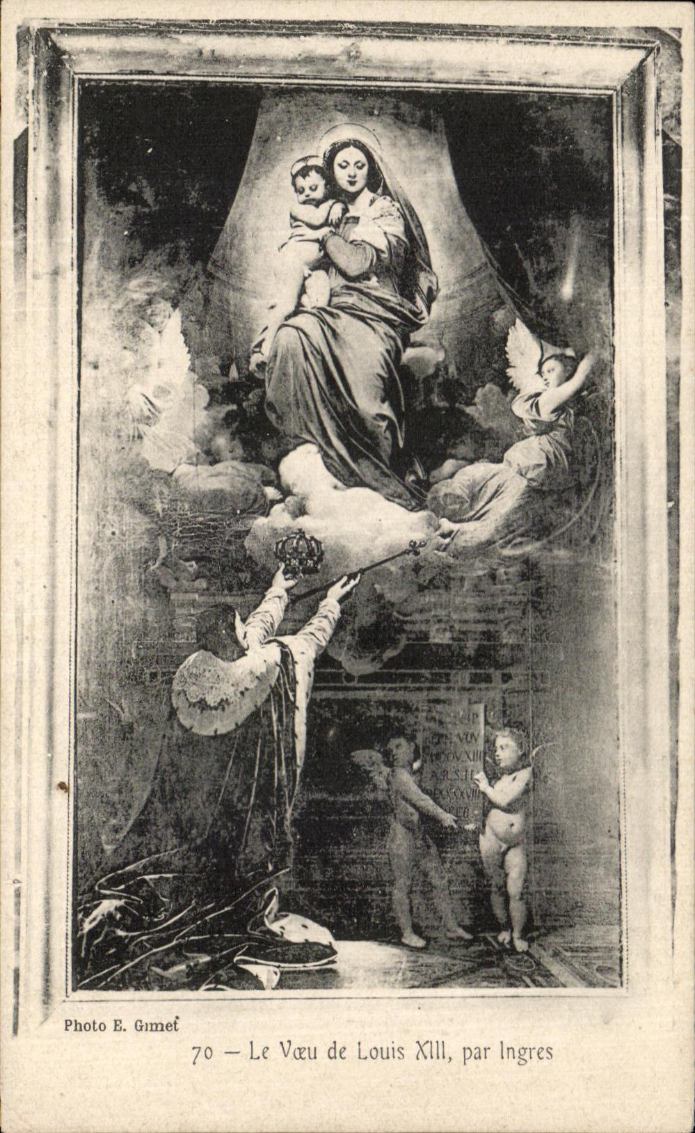 CPA Le Voeu De Louis XIII Par Lngres