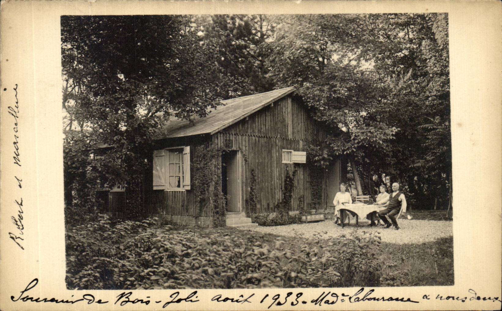 Real photo Pretty wood 1933