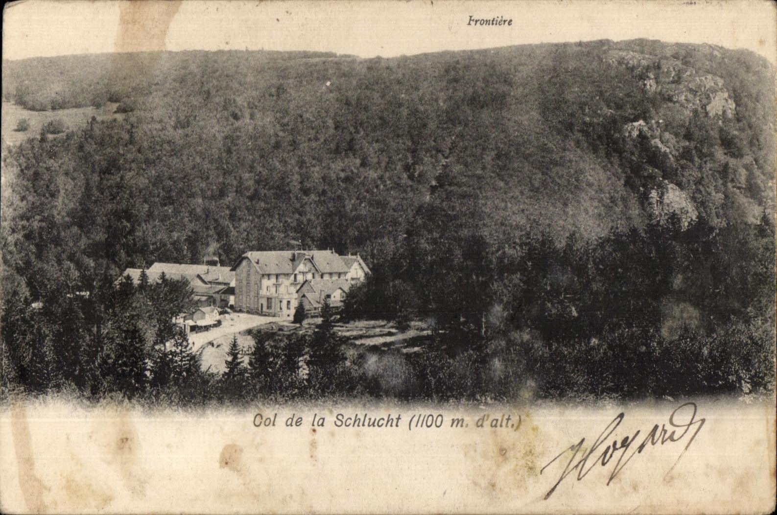 CPA Border Collar Of Schlucht