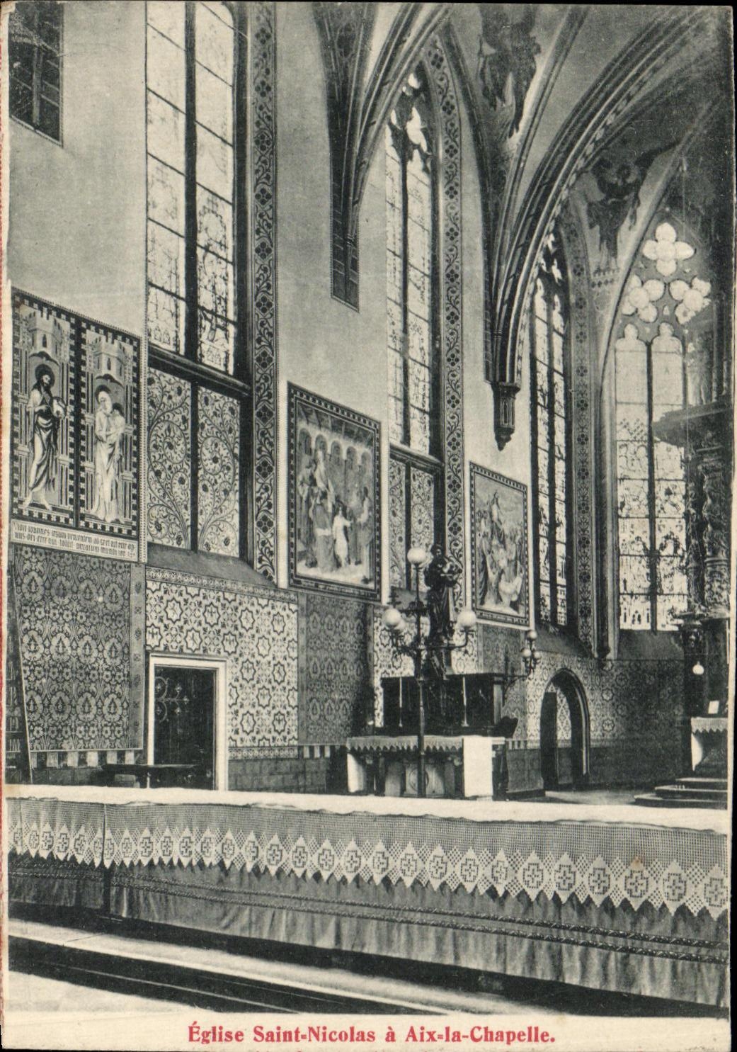 CPA Eglise Saint Nicolas has Aix the Vault