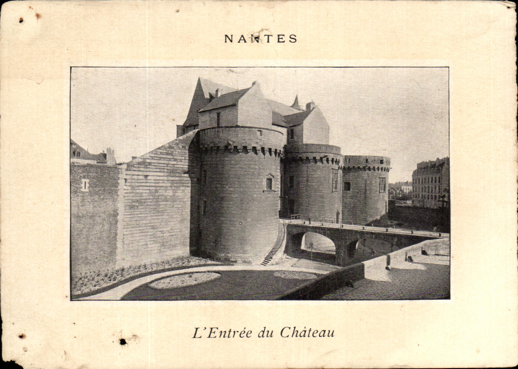 CPA Nantes Entrance Of the Castle