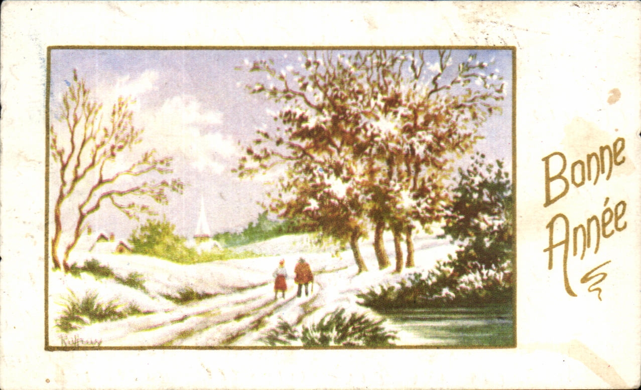 CPA Bonne Annee