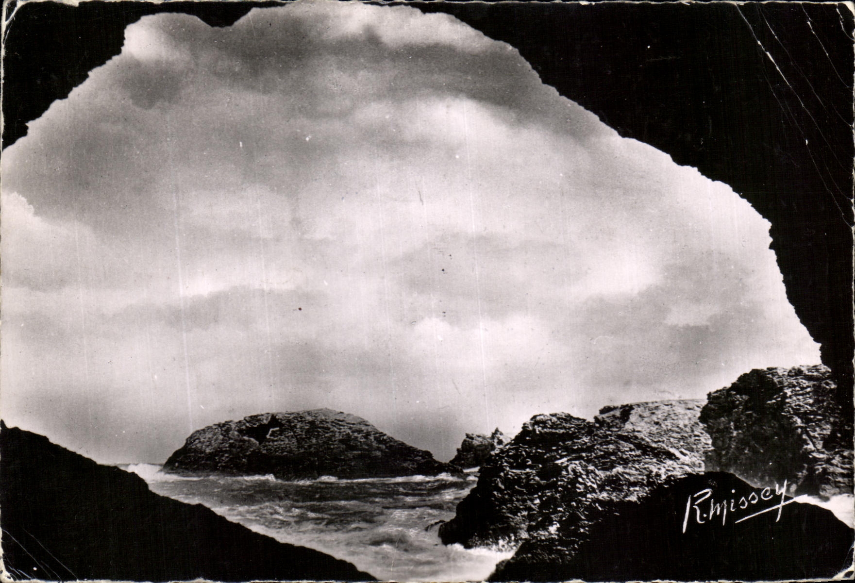 Beautiful CPSM Isle At sea Sauzon the Cave of the Pharmacy