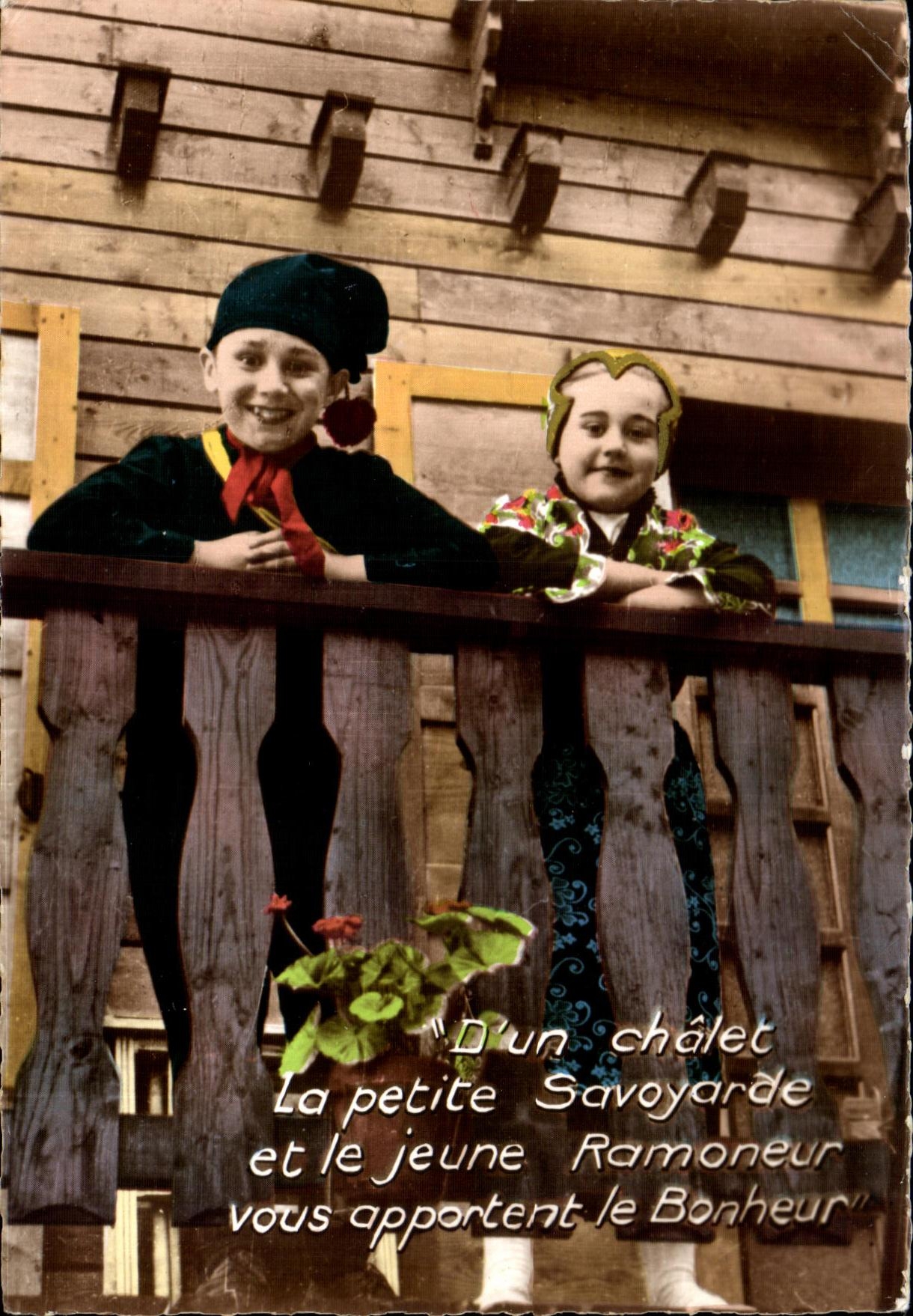 Folklore de CPSM de los ninos de la col rizada