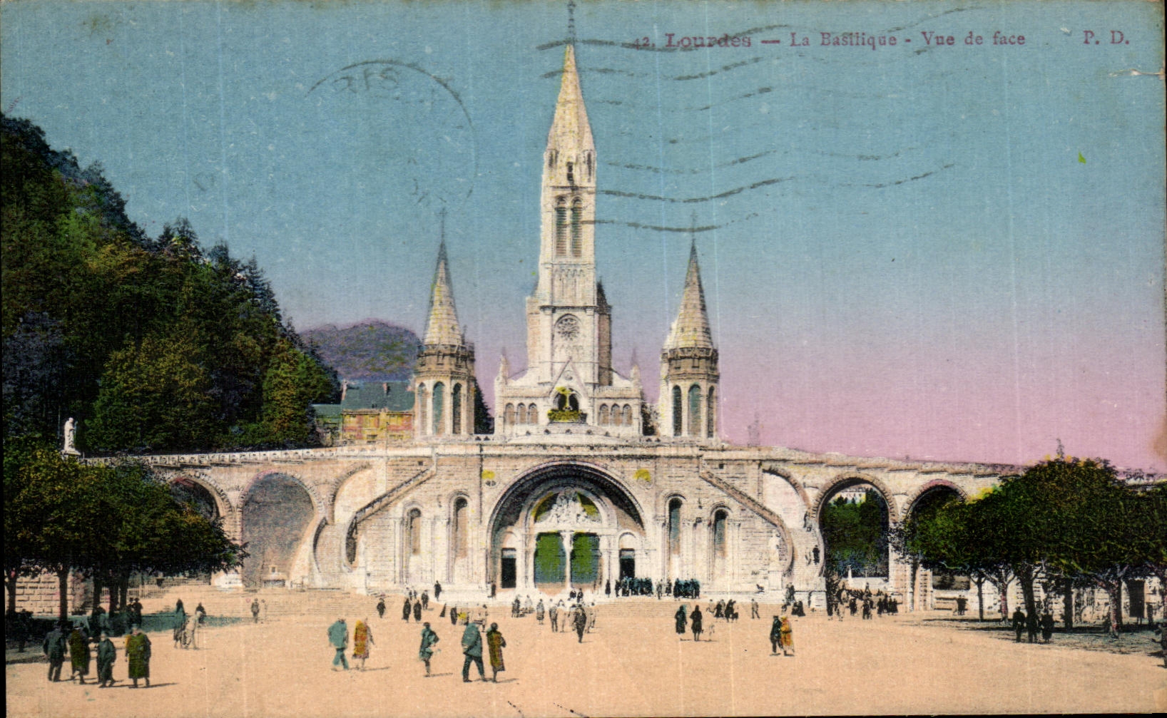 CPA Souvenir of Lourdes