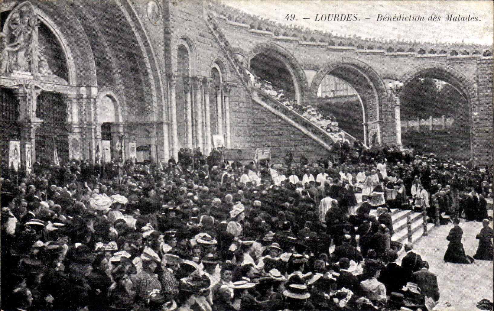 CPA Lourdes Blessing of the patients