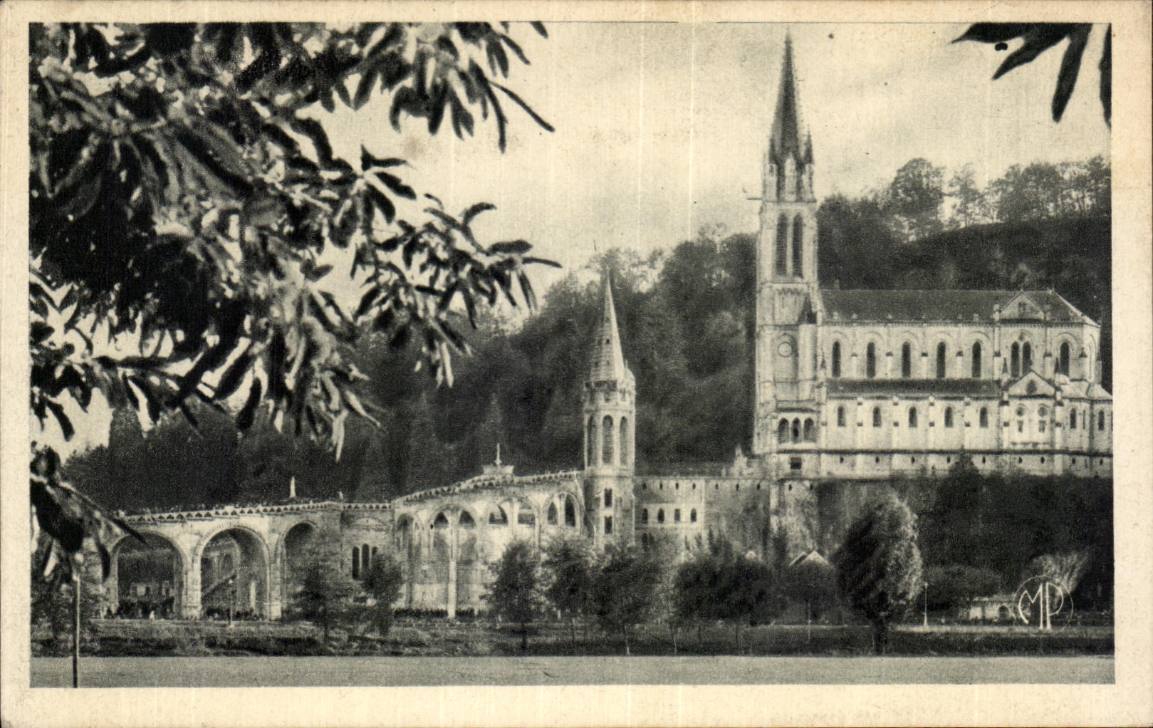 CPA Lourdes the Basilica