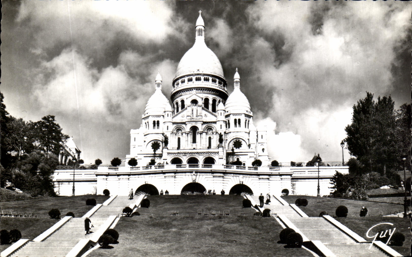 CPA Paris And Its Wonders Basilica of the Sacred Heart and hill of Montmartre